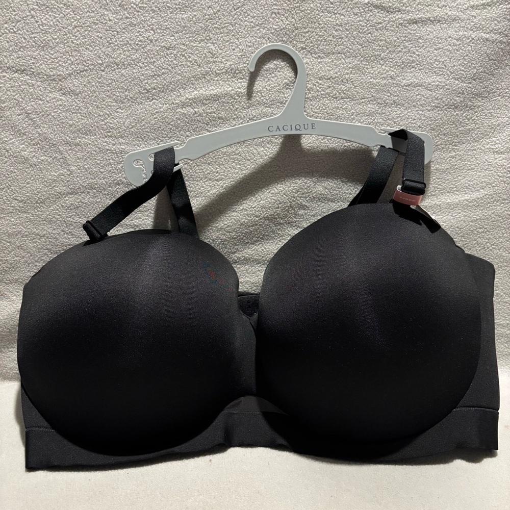 Cacique Comfort Bliss Lightly Lined Coverage Multi-Way Strapless Bra 44DDD NWT